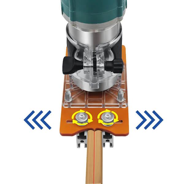 Sliding Router Bracket Levoite™ 2 in 1 Slotting Bracket Router Base Trimming Milling Machine ...