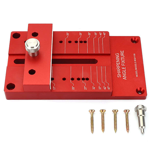 Tydeey Woodworking Tool Sharpening System Wood Chisel Sharpening Kit with  Honing Guide, Sharpening Holder, Angle Fixture Guage Sharpening Guide for