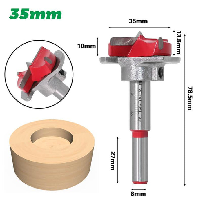 Levoite™ Forstner Drill Bit Set for Cabinet Hinges