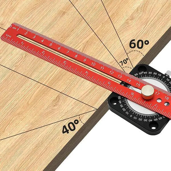 Levoite™ Compass Adjustable Angle T-Square Scriber Ruler levoite
