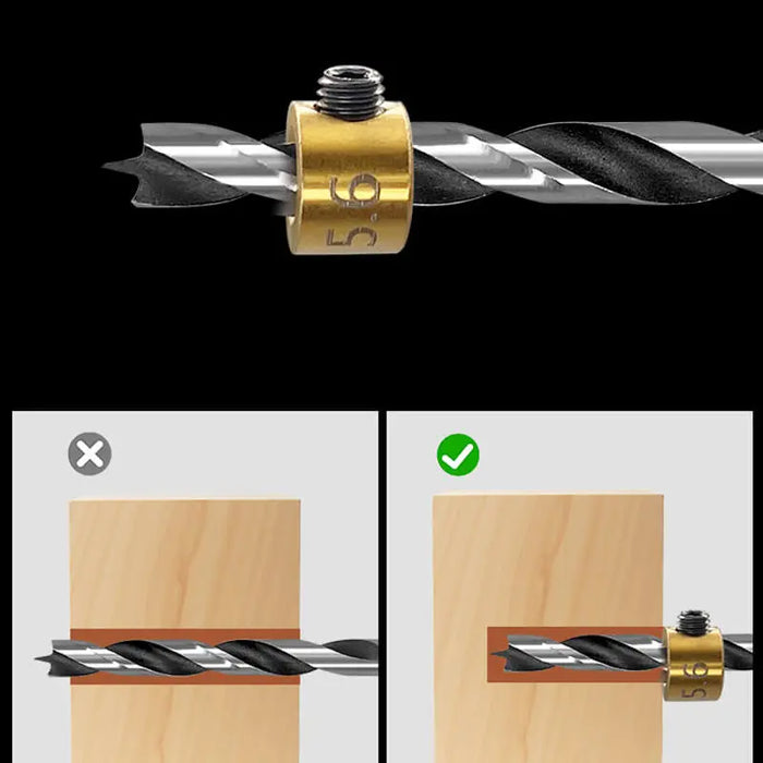 Levoite™ Drill Bit Stop Collar Drill Depth Stop