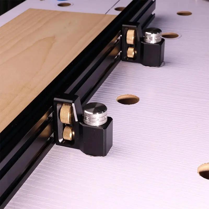 MFT Table Bench Dog Clamp Fence System