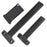 Levoite™ Precision T-Squares for Woodworking - Metric - Black