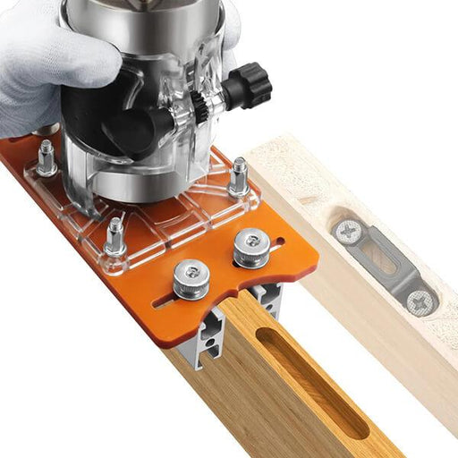 Levoite Slotted Bracket For Router Base Trimming Milling Machine Slotting Locator Invisible Punch Locator