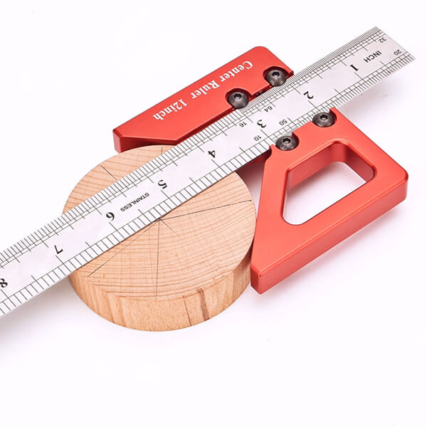 Calibro Per Centratura In Lega Alluminio 100 Mm - Per Trovare Il Centro E Tracciare Angoli 45°/90°