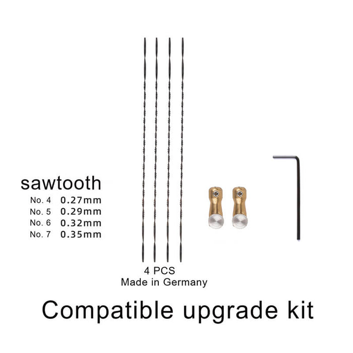 Levoite™ Coping Saw with 15T 18T 24T High Speed Steel Saw Blades