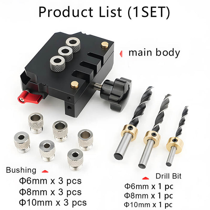 Levoite™ Precision Self-Centering Doweling Jig - EASY TO USE