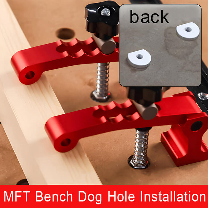 Levoite Woodworking Hold Down Clamp for T Track and MFT Table Bench Dog Clamp