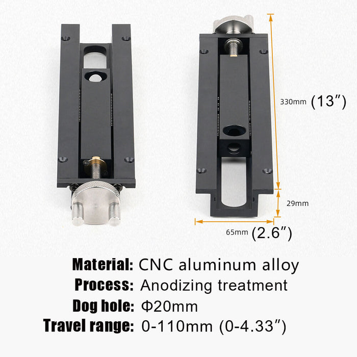 Levoite™ Inset Vise Inset Tail Vise for Woodworking