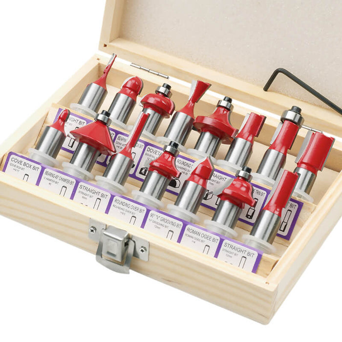 Levoite Router Bit Sets 1/2 Shank and 1/4 Shank
