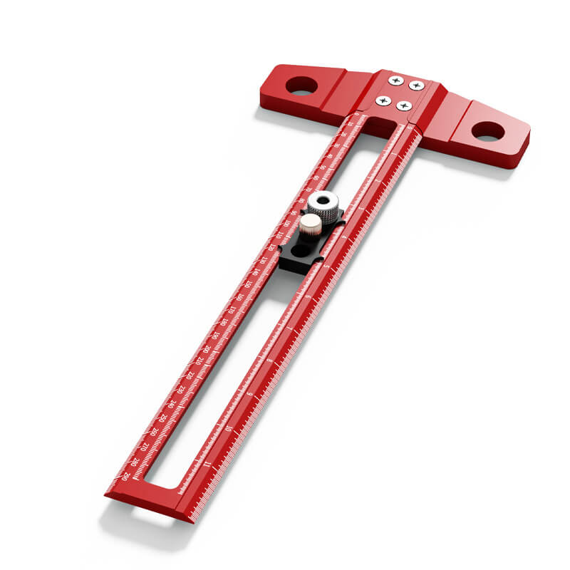 Levoite™ Drilling Positioning Ruler Combination Woodworking T-Square