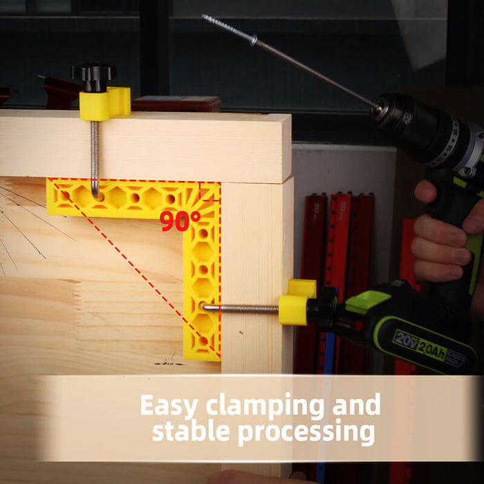 Levoite™ Clamping Square 90 Degree Corner Clamp, Positioning/Assembly Squares for Woodworking