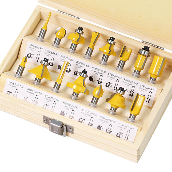 Levoite Router Bit Sets 1/2 Shank and 1/4 Shank