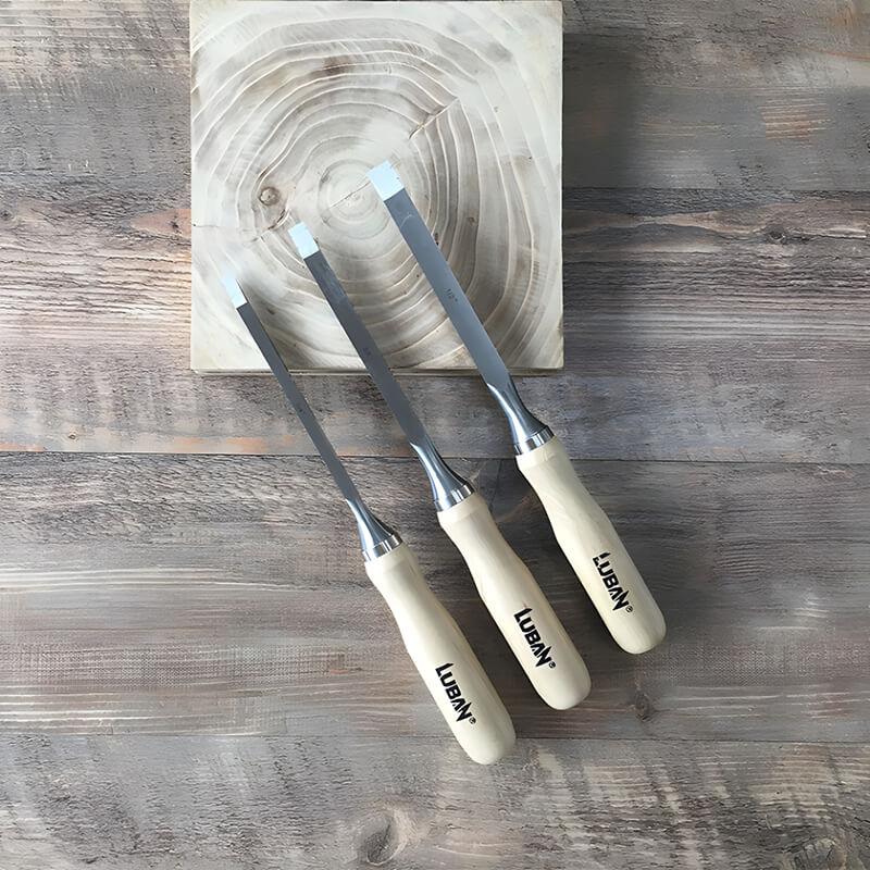 Mortise Chisel Router Luban® Mortising Chisels Set - Fine Woodworking - 1/4“ 3/8” 1/2“ — levoite