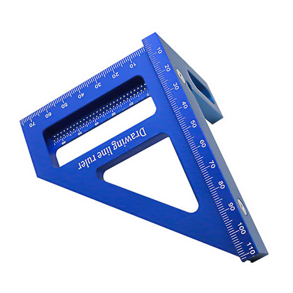 Levoite™ Square Protractor Miter Triangle Ruler With Marking Scriber L ...