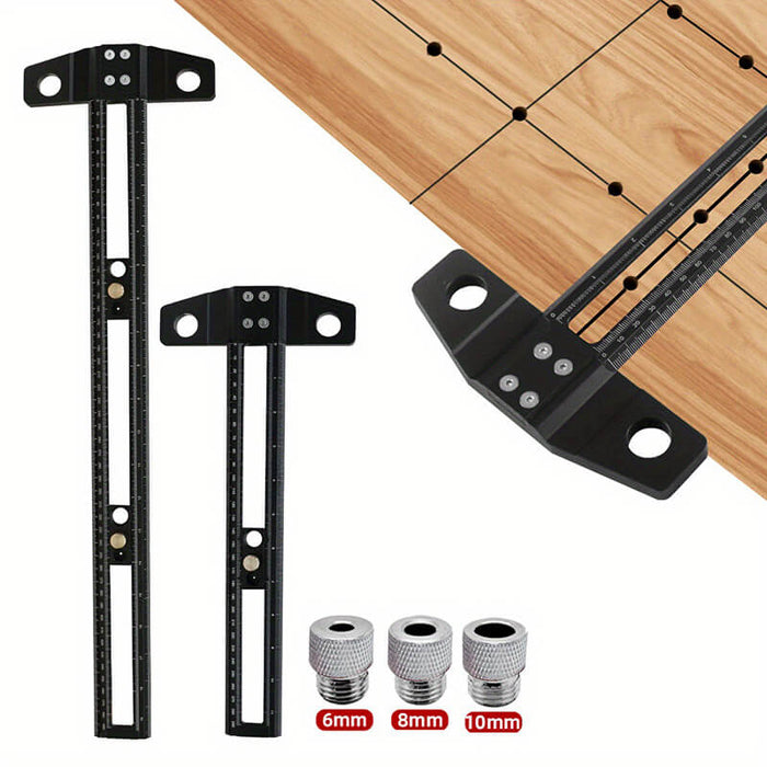 Levoite™ Drilling Positioning Ruler Combination Woodworking T-Square