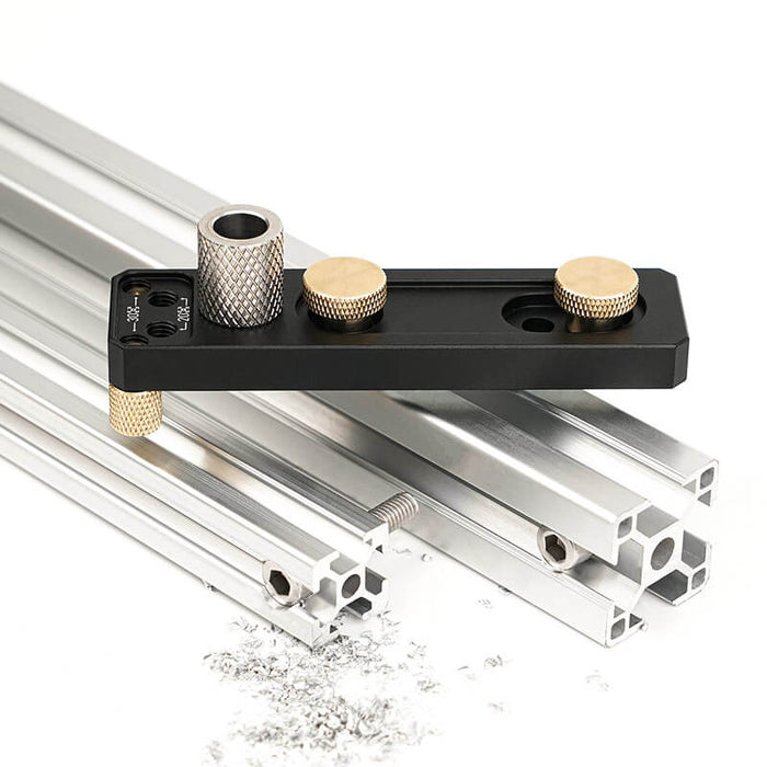 Levoite™ Aluminum Extrusion Profile Drilling Jig For 2020 2040 3030 3060 Profiles