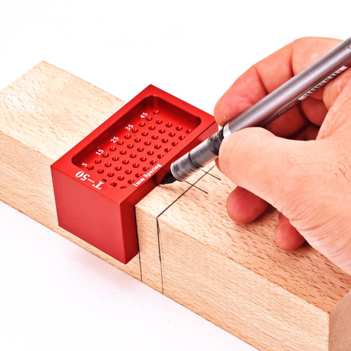 Levoite™ Precision Pocket T-Square Mini T-Square Marking Scriber Ruler for Woodworking