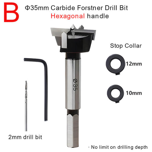 Levoite 35mm Forstner Bit for Hinges