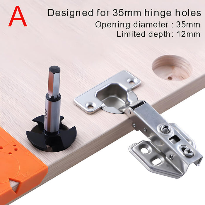 Levoite 35mm Diameter Carbide Forstner Drill Bit for Cabinet Hinges