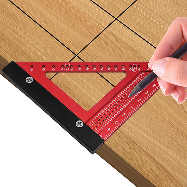 Levoite™ Carpenter Square Precision Woodworking Triangle Ruler