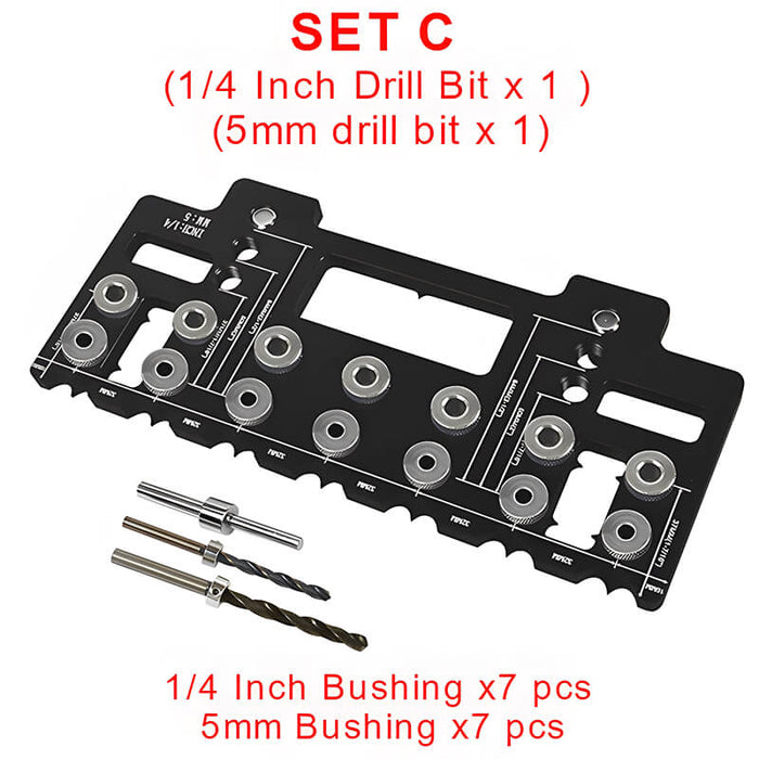 Levoite Shelf Pin Drilling Jig 1/4 and 5mm