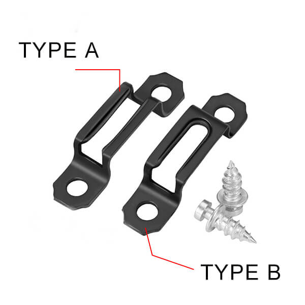 Levoite Invisible Screws Connector Fasteners Bracket with Snap-on Screw