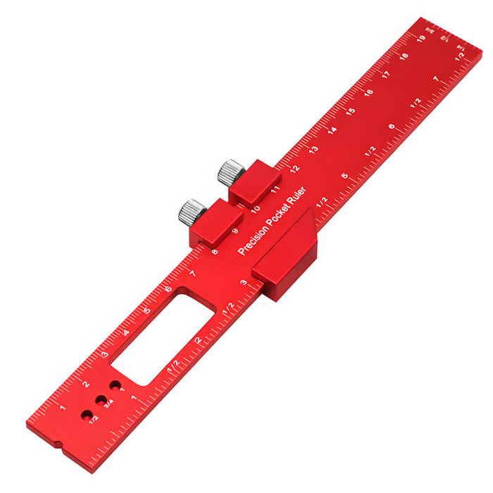 Levoite™ Precision Woodworking Pocket Ruler Set