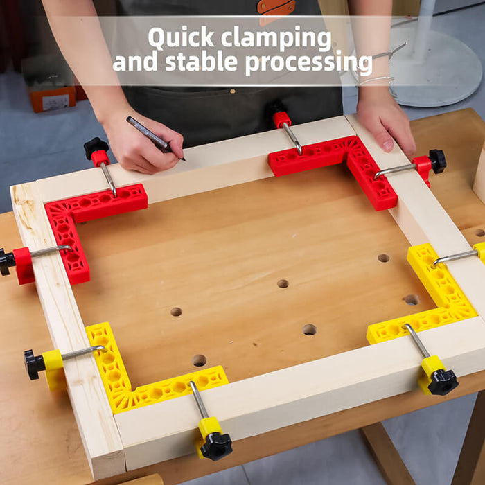 Levoite™ Clamping Square 90 Degree Corner Clamp, Positioning/Assembly Squares for Woodworking