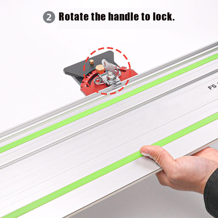 Levoite™ Adjustable Track Saw Square Guide Rail Square
