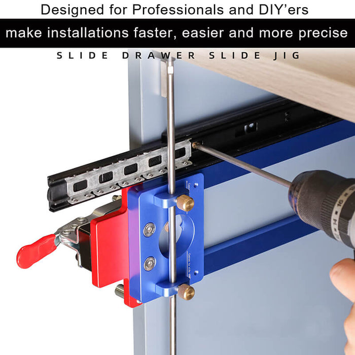 Levoite™ Drawer Slide Jig with Adjustable Clamp