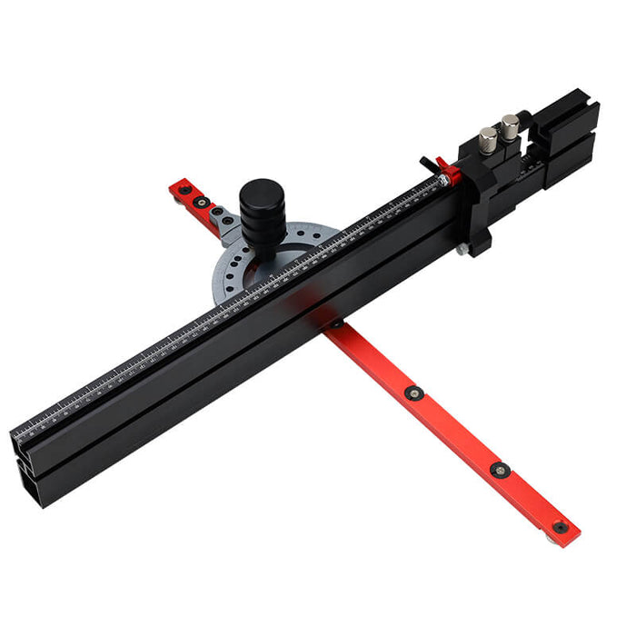 Precision Miter Gauge with Extended Fence for Table Saw