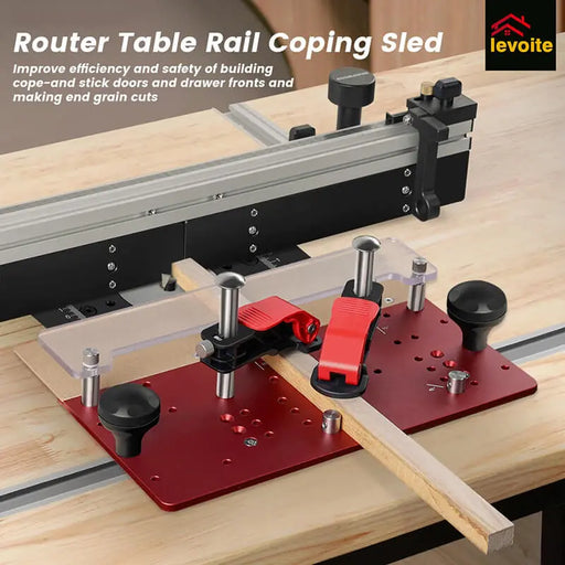 Rail Coping Sled For Router Table