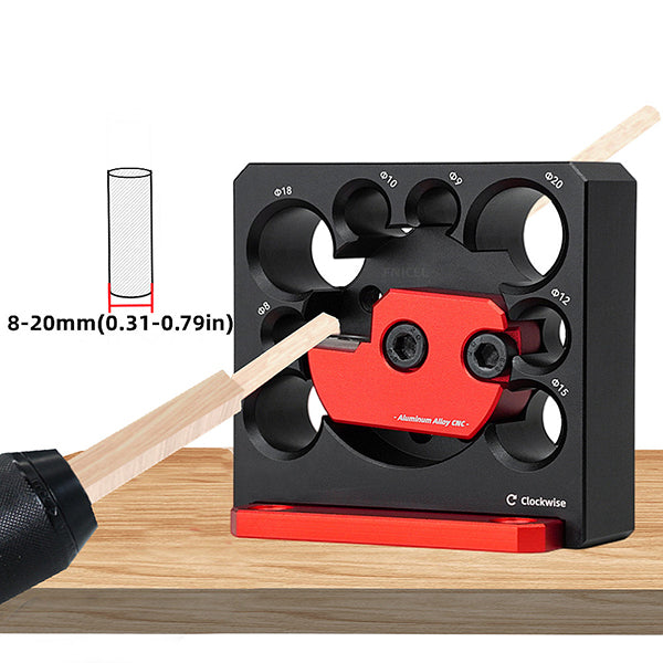 Efficient High-Speed Dowel Maker with Replaceable Carbide Inserts |  Aluminum Alloy Dower Cutter | 8 Metric Size Holes | Ideal for Dowel  Woodworking