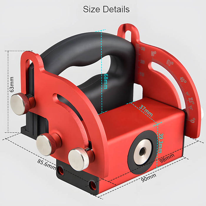 Levoite™ Multi Angle Adjustable Drilling Guide for Woodworking