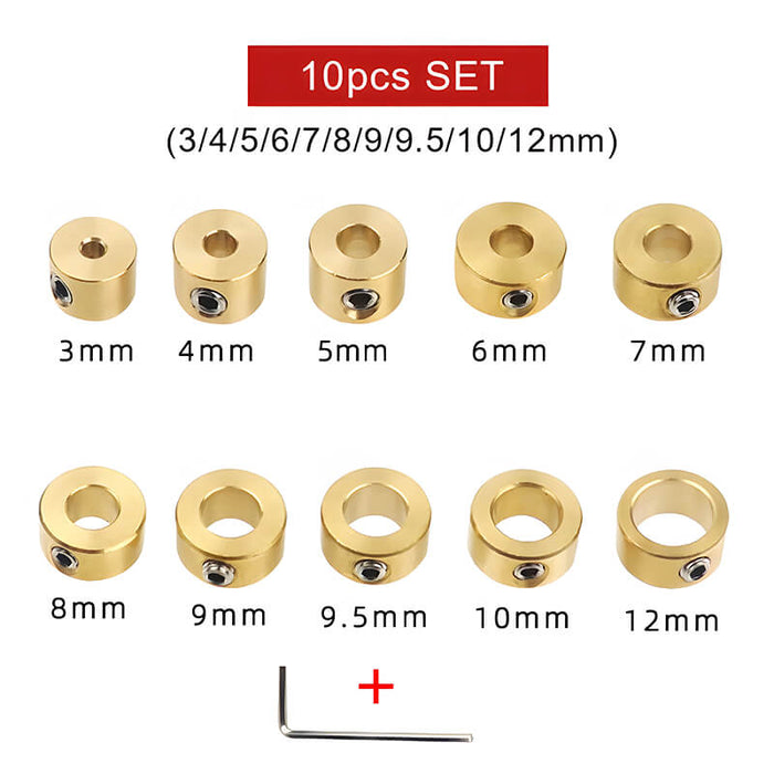 Levoite™ Drill Bit Stop Collars - Brass