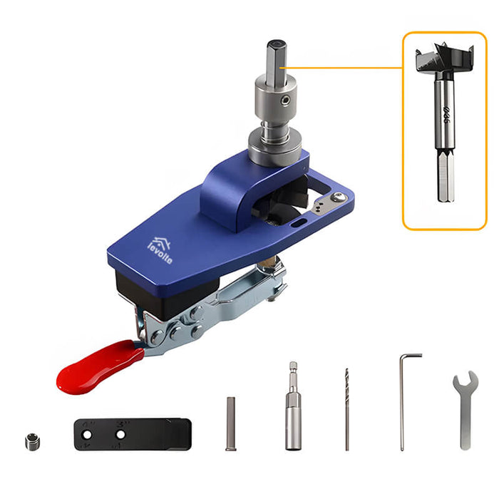 Levoite™ Concealed Hinge Jig Cabinet Hinge Jig Euro Hinge Drilling Jig