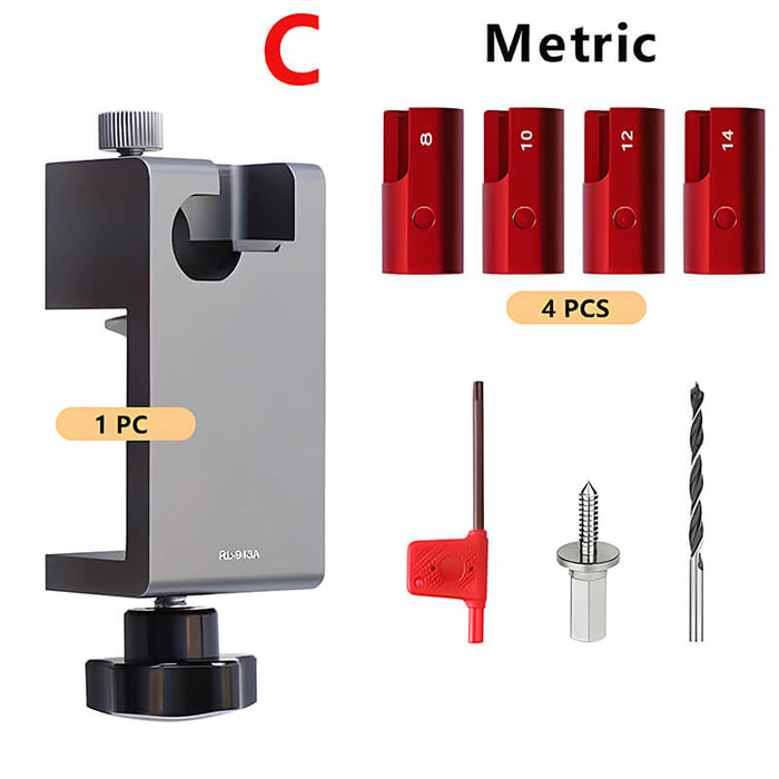 Levoite Dowel Maker Jig Tools Dowel Making Jig for Multi Size Wood Dowels