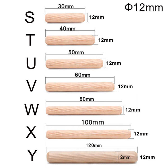 Levoite Wood Dowel Pins - Various Sizes