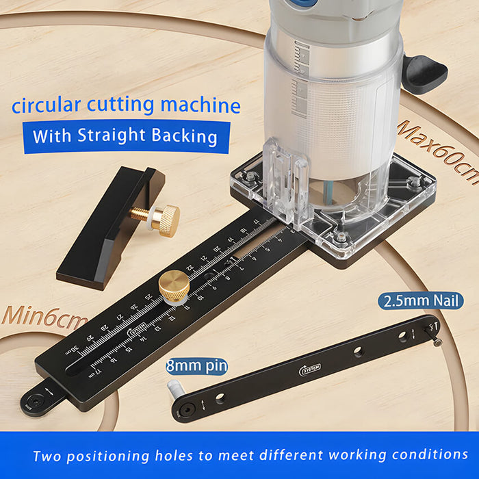 Levoite™ Router Circle Cutting Jig Adjustable Circle Cutter Router Jig Tool