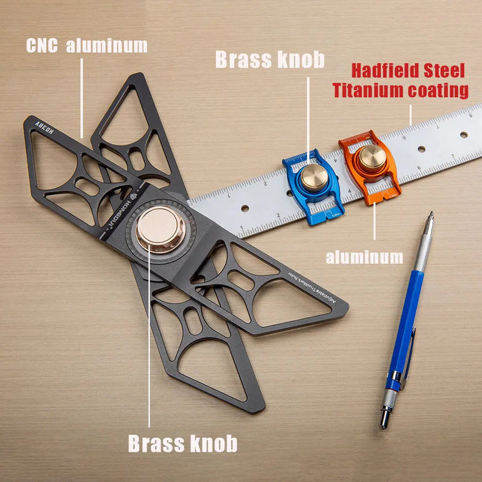 Ultra -Precision TrueMark T-Square Ruler levoite