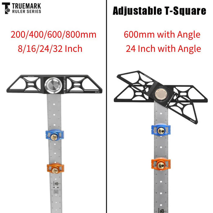 Ultra -Precision TrueMark T-Square Ruler levoite