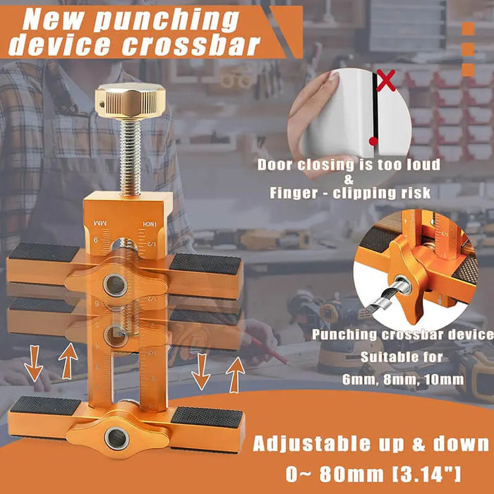 Upgrade Cabinet Door Mounting Jig Installation Positioner Tools