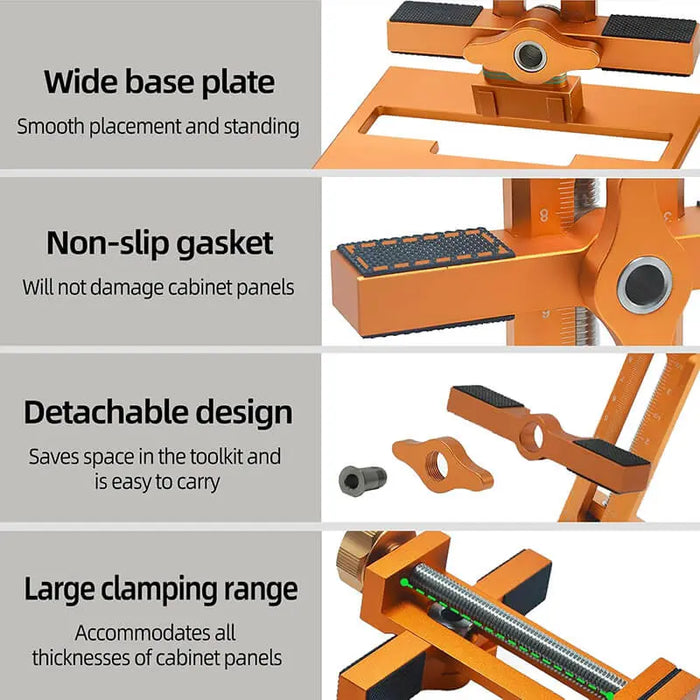 Cabinet Door Mounting Jig Installation Positioner Tools