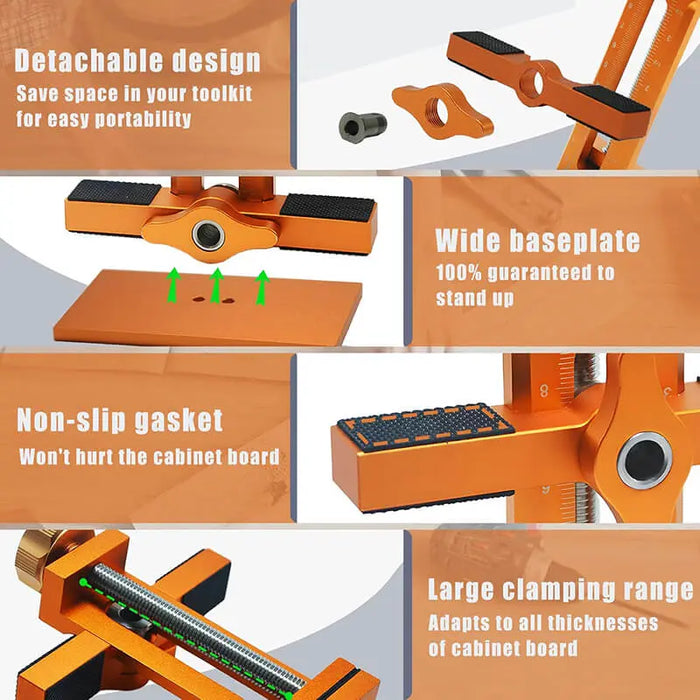 Cabinet Door Mounting Jig Installation Positioner Tools