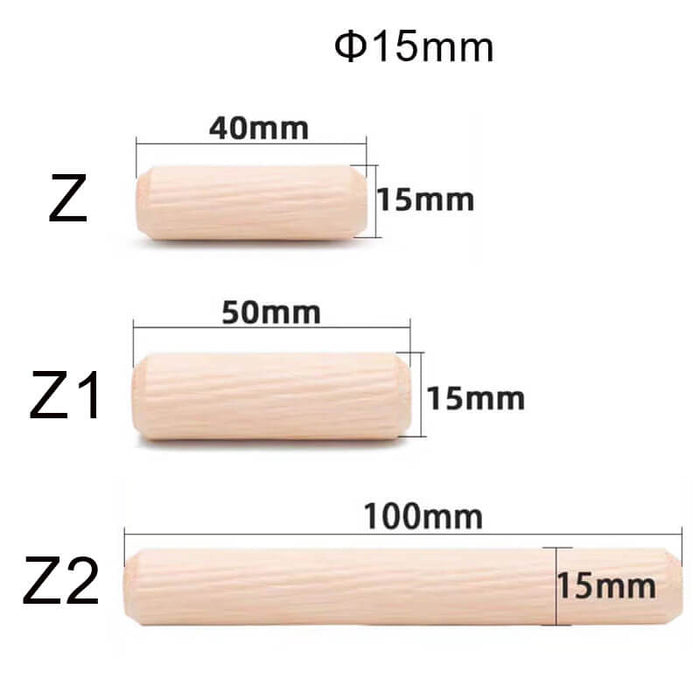 Levoite Wood Dowel Pins - Various Sizes