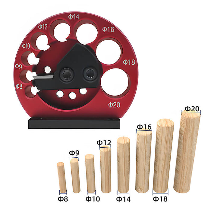 Levoite™ Dowel Making Jig for Making Multi Size Wood Dowels