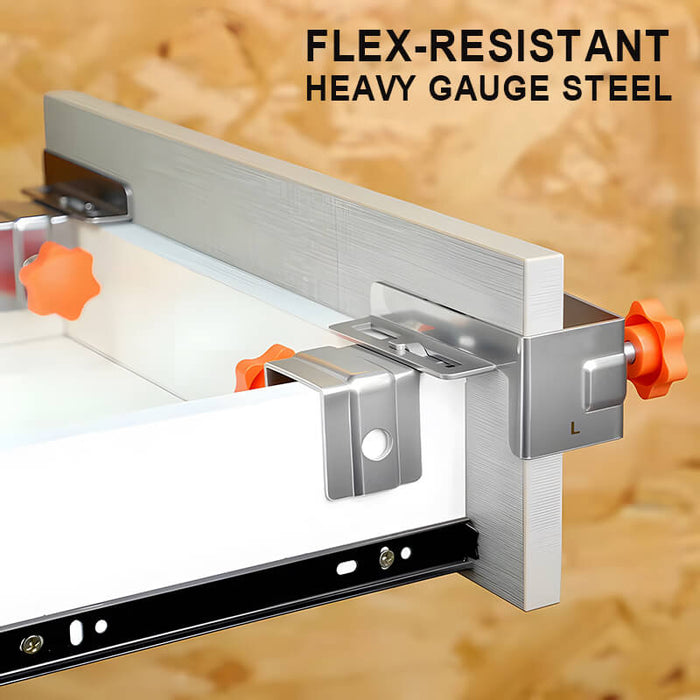 Levoite™ Drawer Front Clamps Mounting Jig Tool
