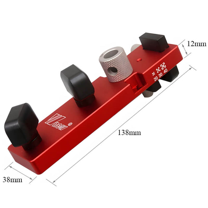 Levoite™ Aluminum Extrusion Drilling Jig Access Hole Drill Jig