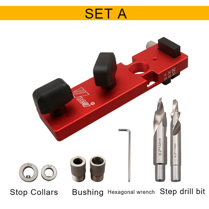Levoite™ Aluminum Extrusion Drilling Jig Access Hole Drill Jig